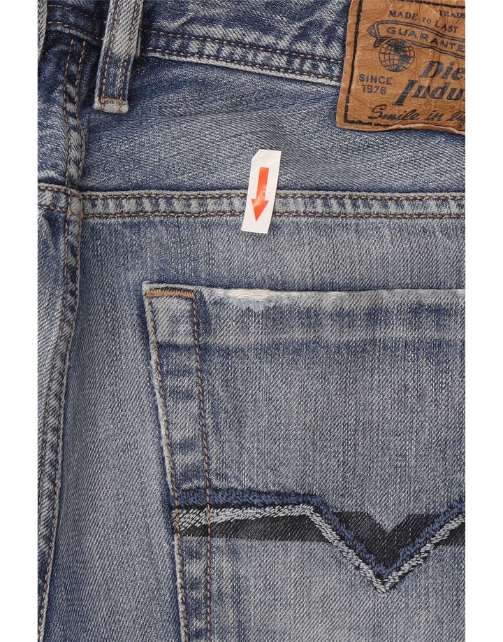 Diesel Jeans Zatiny Regular Bootcut da Uomo W30 L27 Cotone Blu