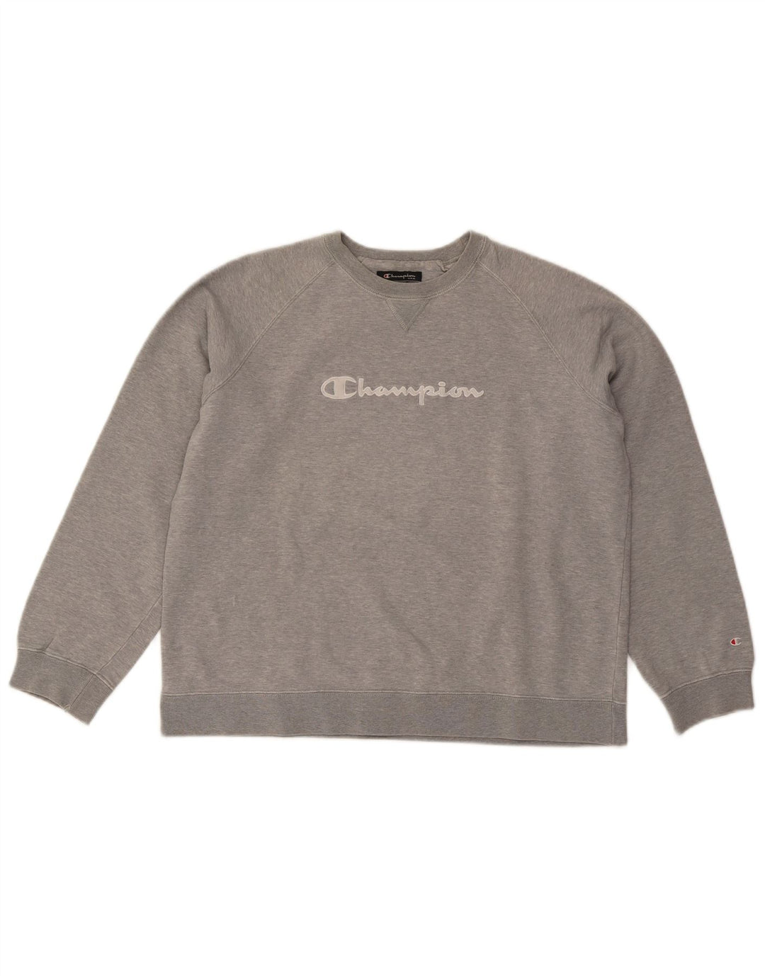 Champion Womens Graphic Sweatshirt Jumper UK 18 XL Grey