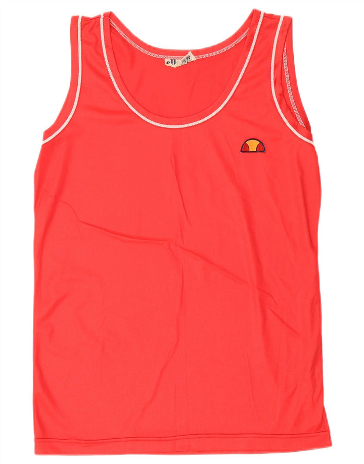 Ellesse Mens Vest Top Medium Pink Polyamide