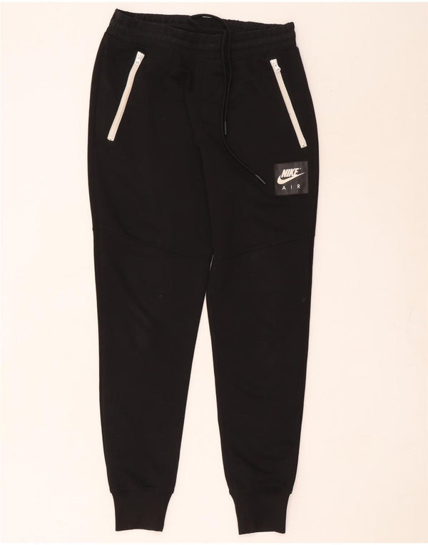 Nike Mens Tracksuit Trousers Joggers Small Black Polyester