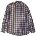 Carrera Chemise en flanelle coupe classique pour homme 2XL Bleu marine à carreaux