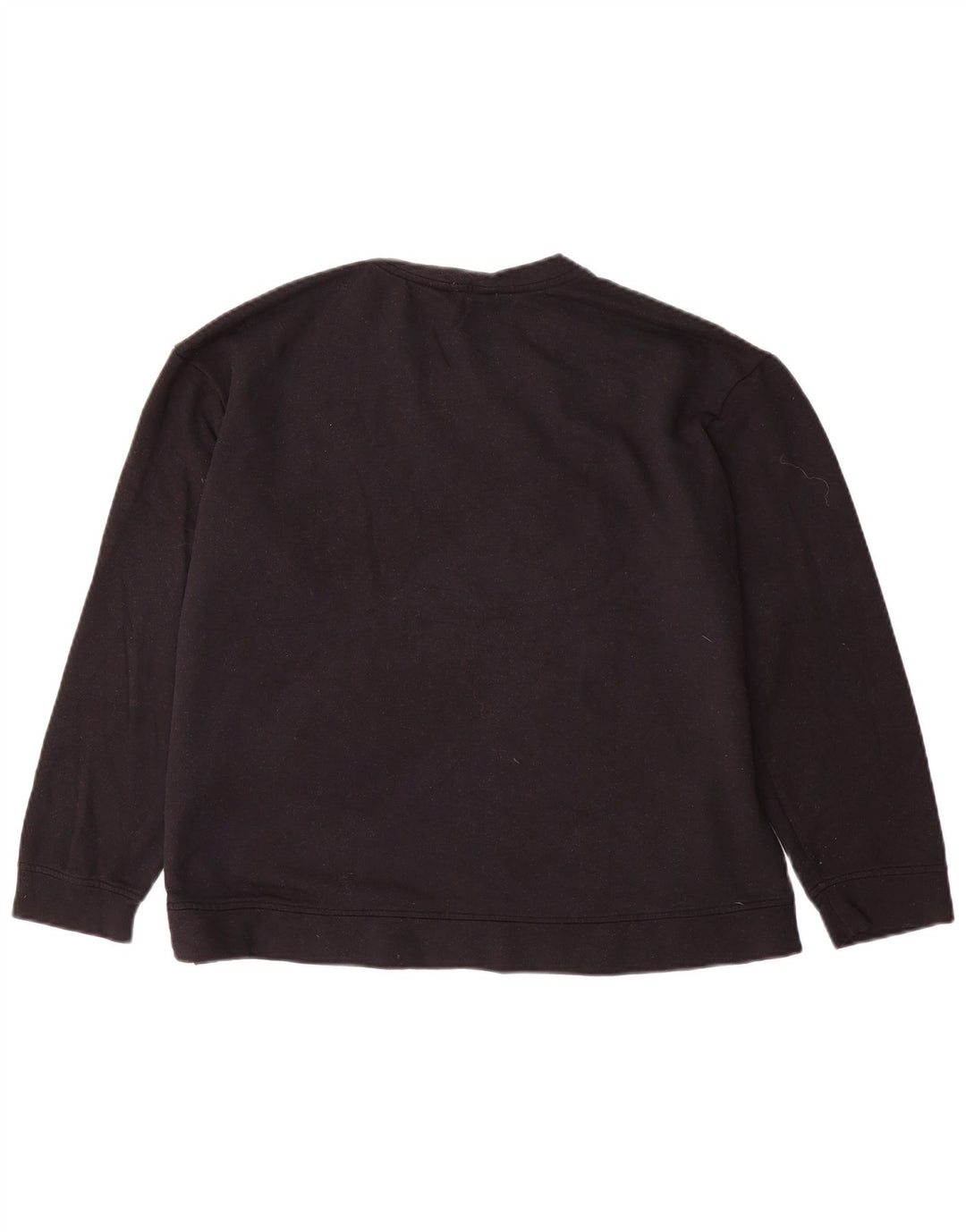 ORVIS Womens Sweatshirt Jumper UK 16 Large Black Modal