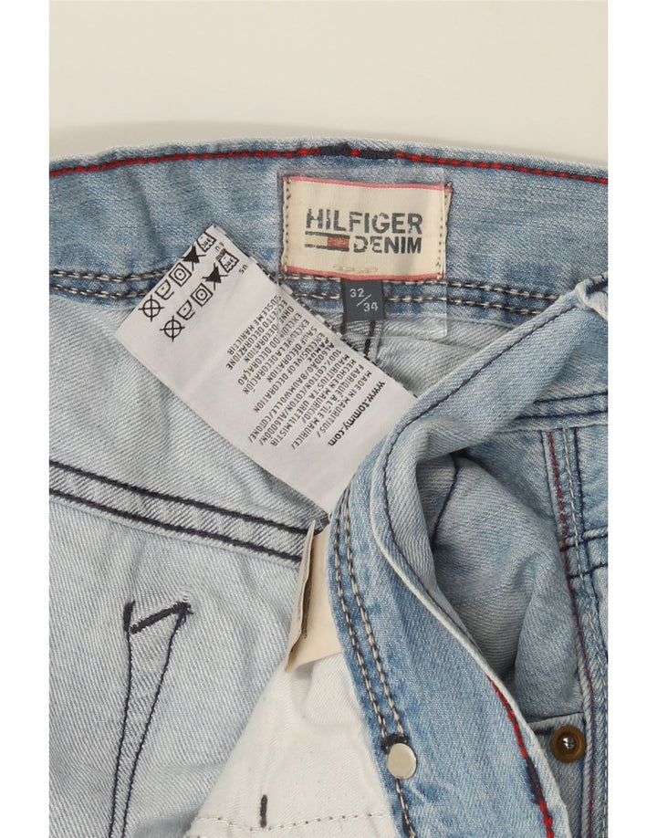 TOMMY HILFIGER Mens Slim Jeans W32 L34 Blue Cotton Vintage Tommy Hilfiger and Second-Hand Tommy Hilfiger from Messina Hembry 