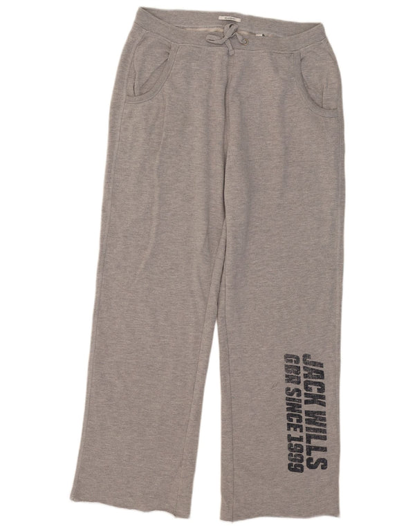 Jack Wills Graphic Tracksuit Bukser til kvinder UK 14 Medium Grey Flecked