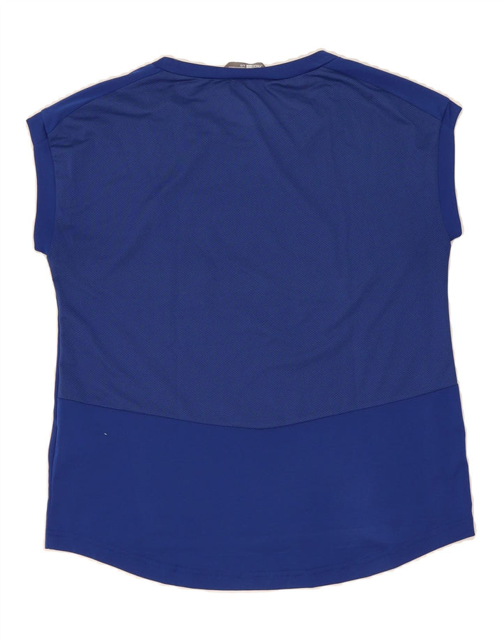 THE NORTH FACE Womens T-Shirt Top UK 16 Large Blue Polyester Vintage The North Face and Second-Hand The North Face from Messina Hembry 