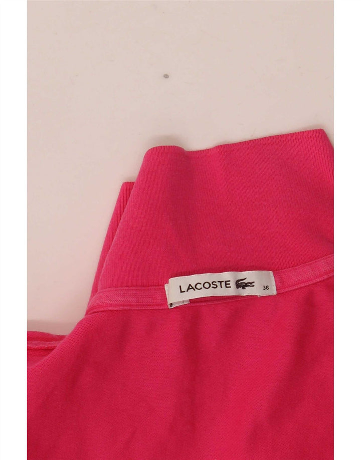 Polo da donna Lacoste taglia 36 piccola rosa