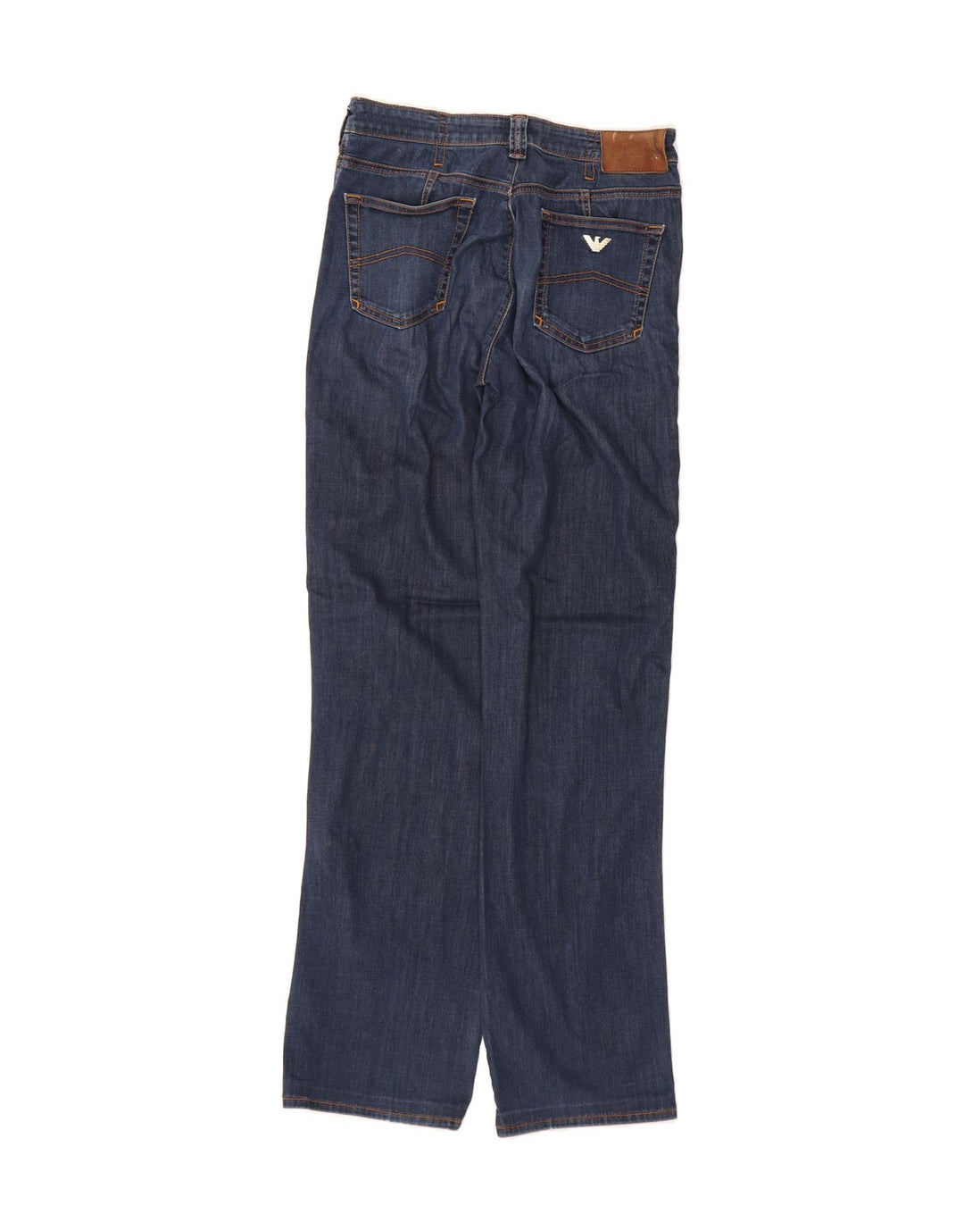 ARMANI Womens Straight Jeans W29 L32 Blue Cotton Vintage Armani and Second-Hand Armani from Messina Hembry 