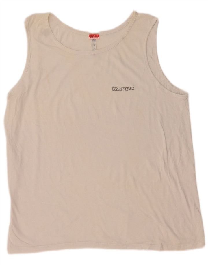 Canotta Uomo Kappa 2XL Cotone Bianco
