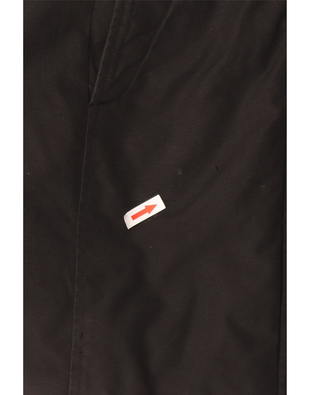 Woolrich Womens Hooded Padded Jacket UK 14 Medium Black Cotton