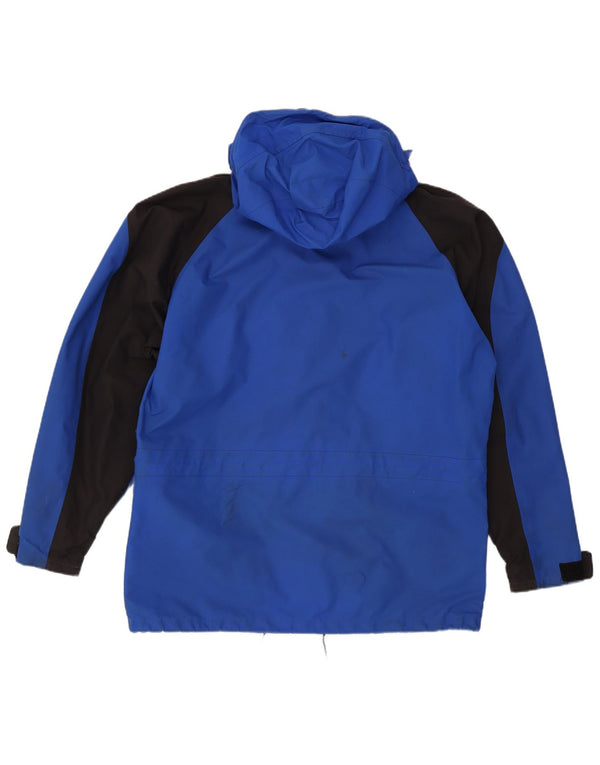 Berghaus Mens kapucnis széldzseki kabát UK 42 XL Blue Colourblock