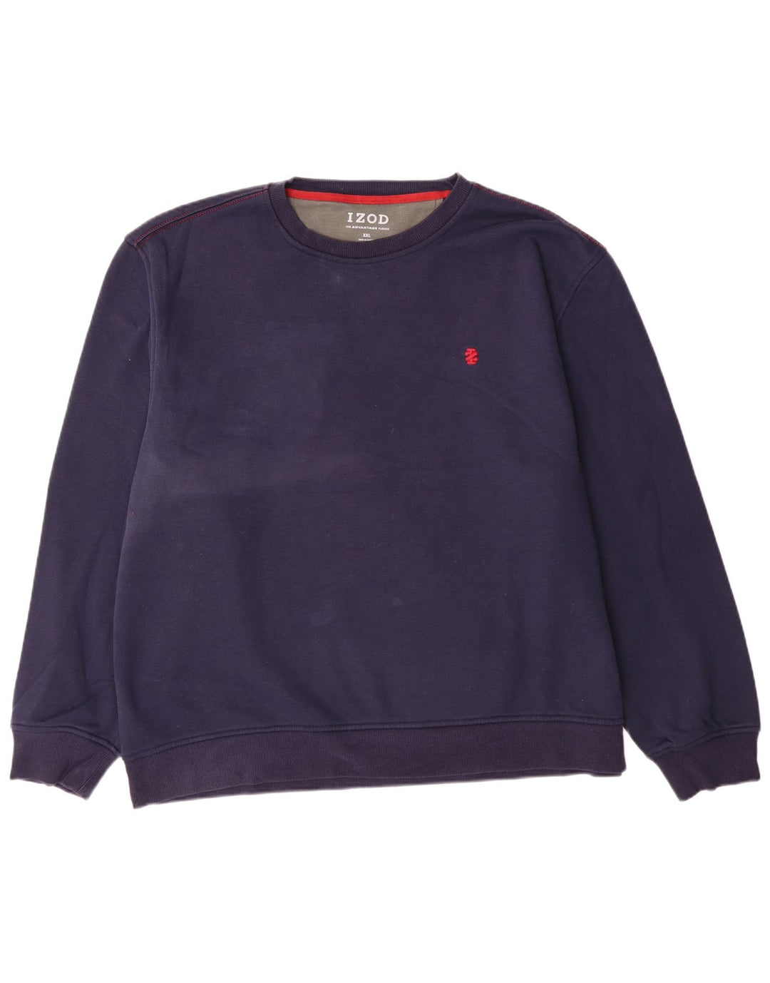Izod Męski sweter bluzowy 2XL granatowy poliester