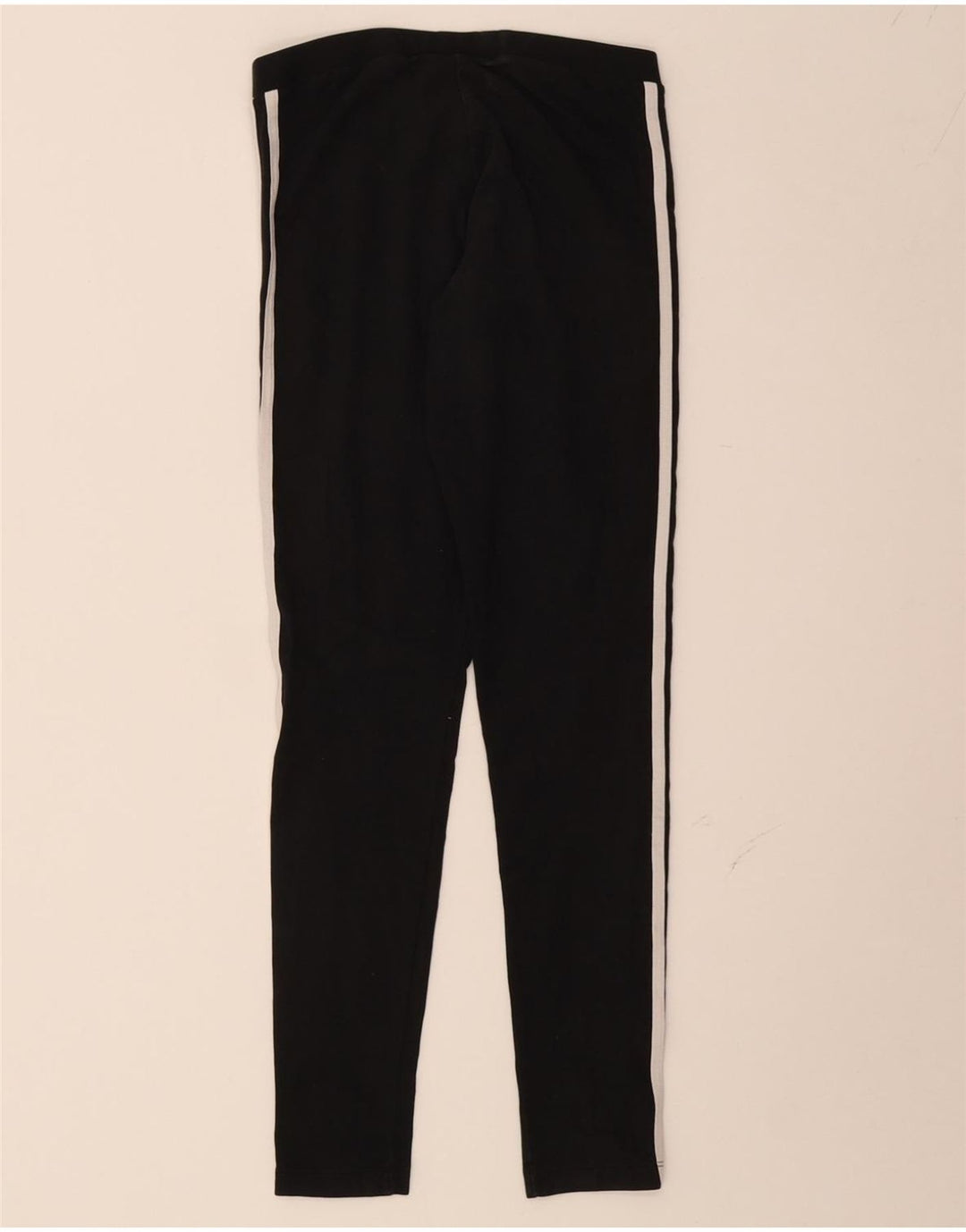 ADIDAS Womens Leggings UK 8 Small Black Cotton Vintage Adidas and Second-Hand Adidas from Messina Hembry 