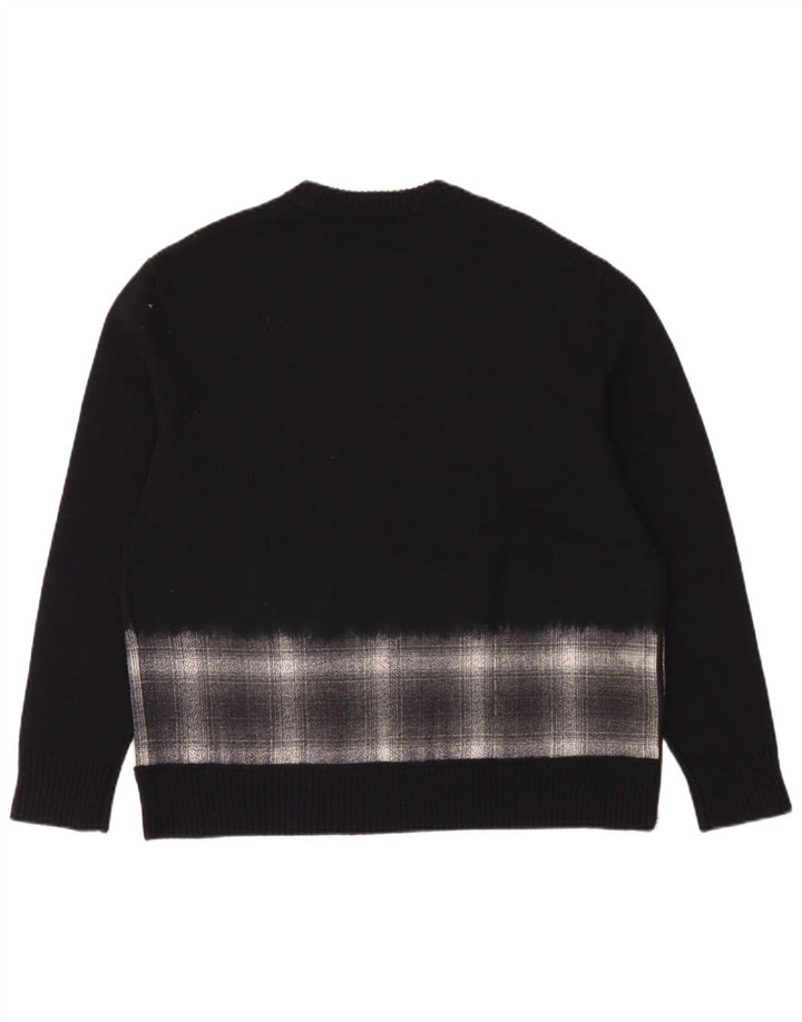 All Saints Pulover supradimensionat pentru bărbați cu gâtul turnat, mijlociu, bleumarin, caroserie