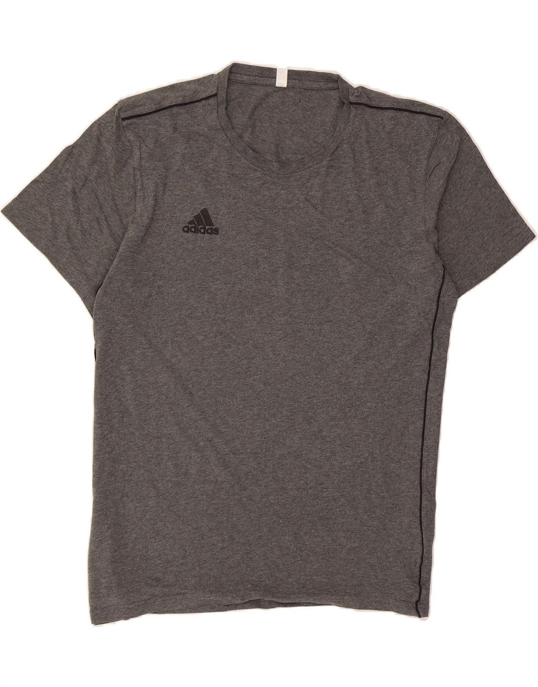 ADIDAS Mens T-Shirt Top XL Grey Cotton Vintage Adidas and Second-Hand Adidas from Messina Hembry 