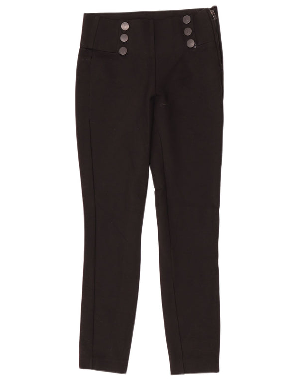 Pantaloni casual slim fit da donna Zara XS W24 L26 neri