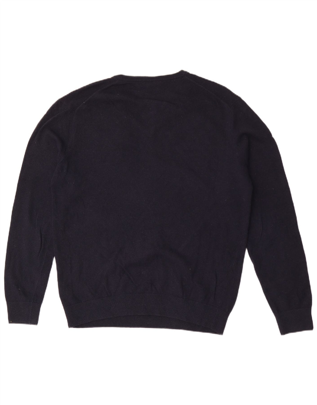 Lacoste Herre V-hals sweater str. 5 Large Marineblå Uld