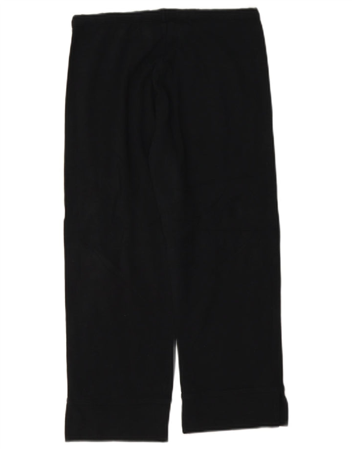 Reebok Dame Capri Træningsdragt Bukser UK 12 Medium Sort