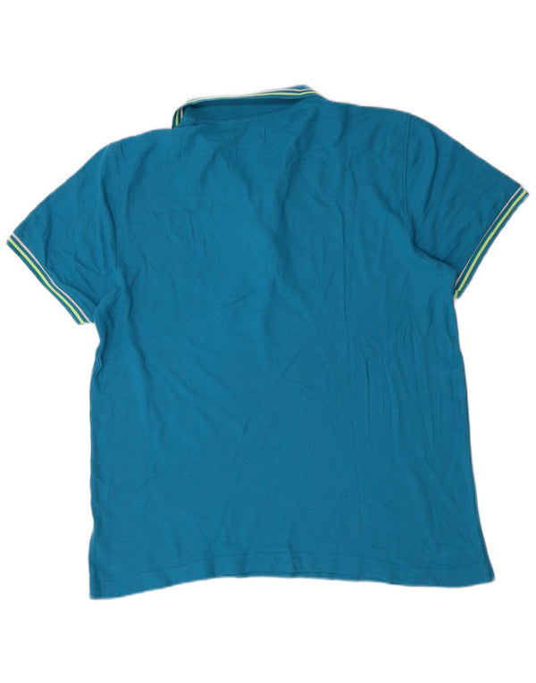 Polo Homme Lotto XL Bleu Coton