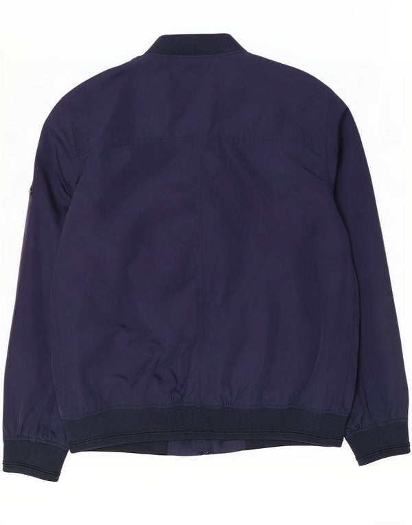 Giubbotto bomber da uomo Ben Sherman UK 40 grande poliestere blu navy