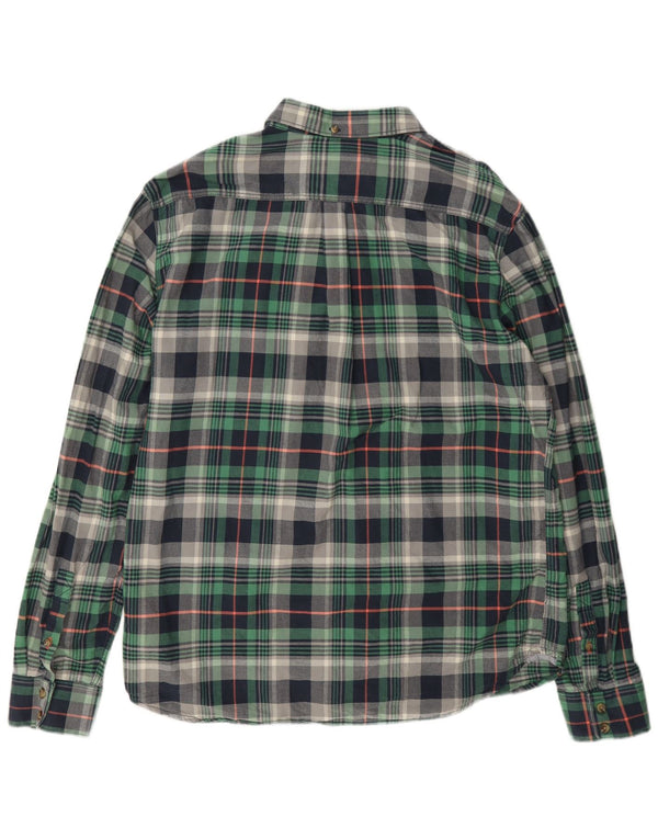 Camicia Vans da uomo in flanella XL verde a quadri in cotone
