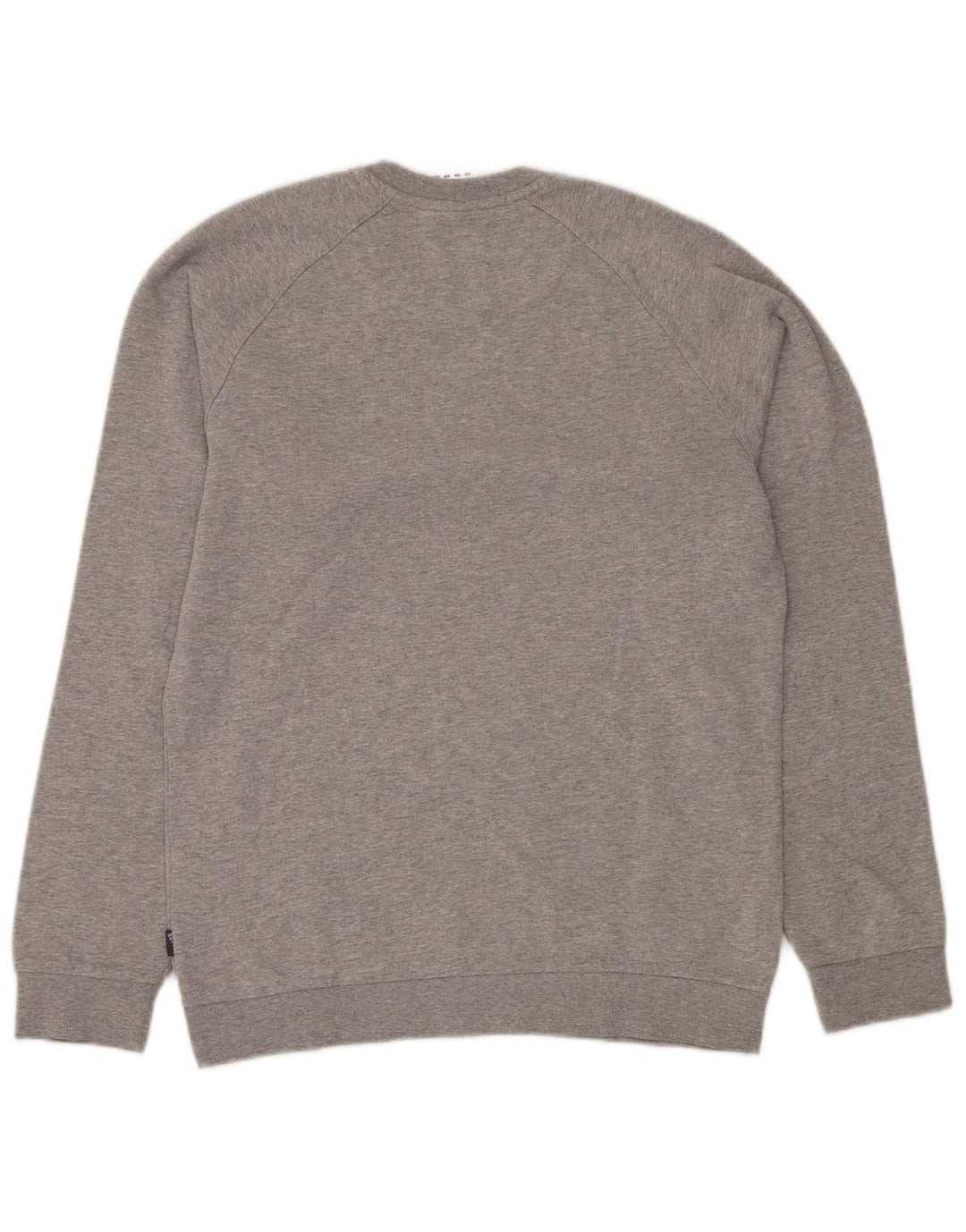 ADIDAS Mens Sweatshirt Jumper Small Grey Cotton