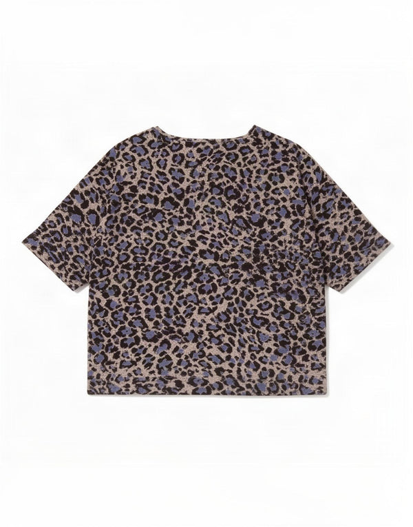 Marks & Spencer Γυναικείο T-Shirt Top UK 20 2XL πολύχρωμο ζωικό τύπωμα