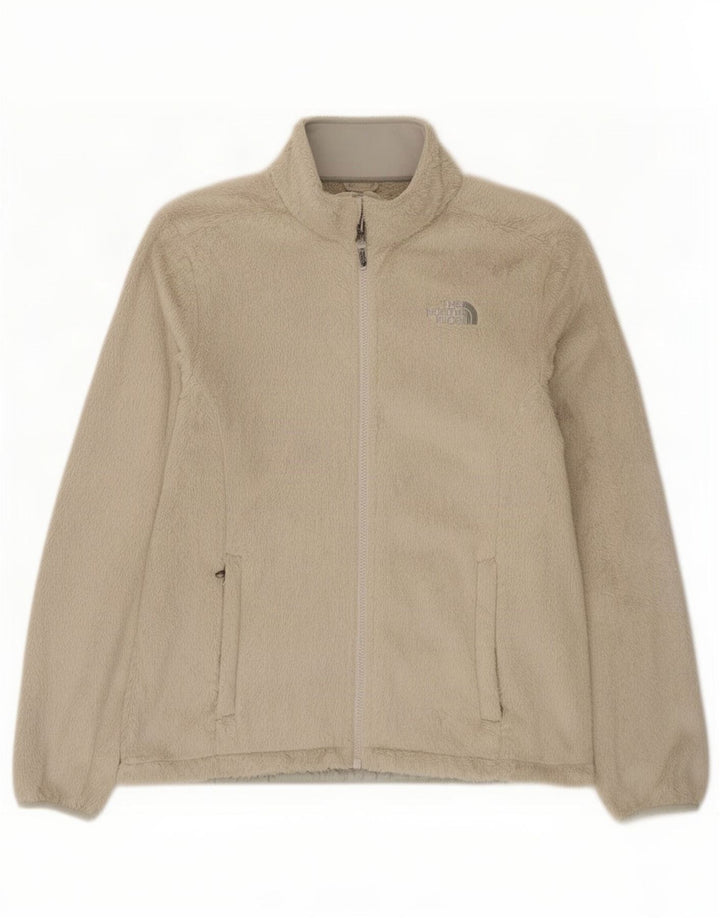 Jaqueta de lã feminina The North Face UK 14 poliéster bege médio