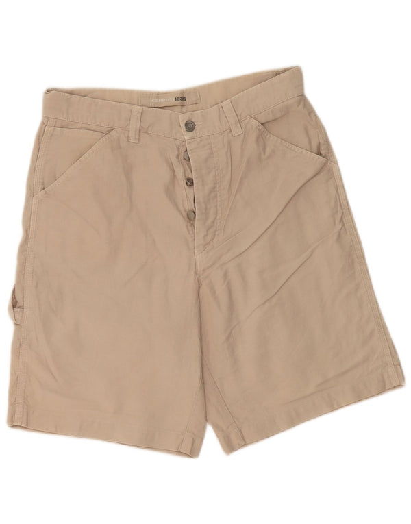 Pantaloncini casual da uomo Cerruti IT 48 medio W34 cotone beige