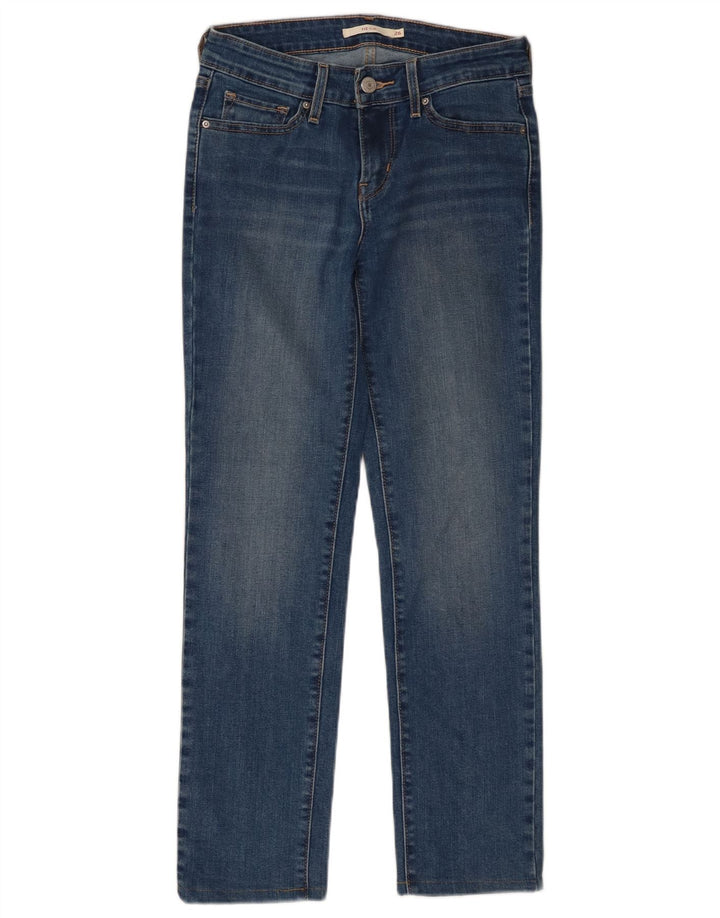 Levi's Damen 712 Slim Jeans W26 L27 Blaue Baumwolle