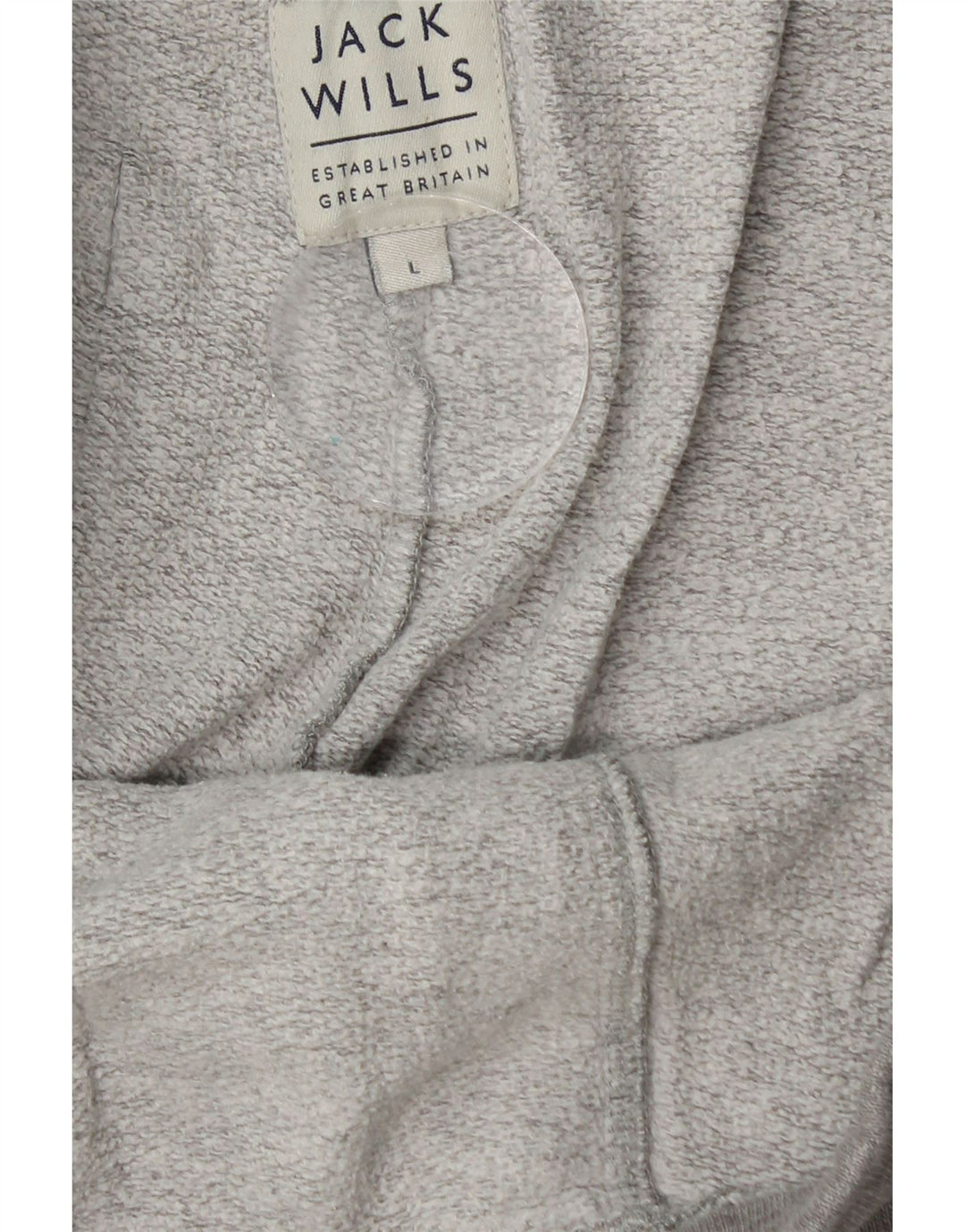 Jack Wills Mens Graphic Tracksuit Trousers Large Grey Cotton