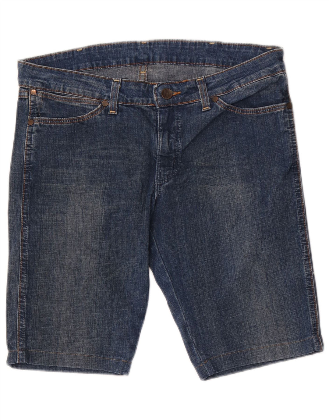 Wrangler Mens Iris Denim Shorts W31 Medium Blue Cotton