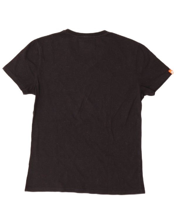 Superdry T-Shirt Homme Haut Large Noir Coton