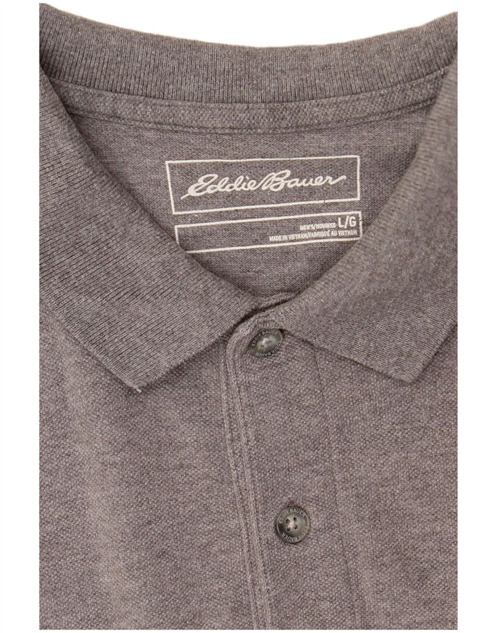 Polo da uomo Eddie Bauer grande grigia