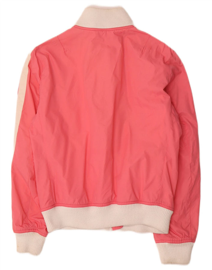 North Sails Womens Tracksuit Top Jacket UK 14 Medium Pink Colourblock