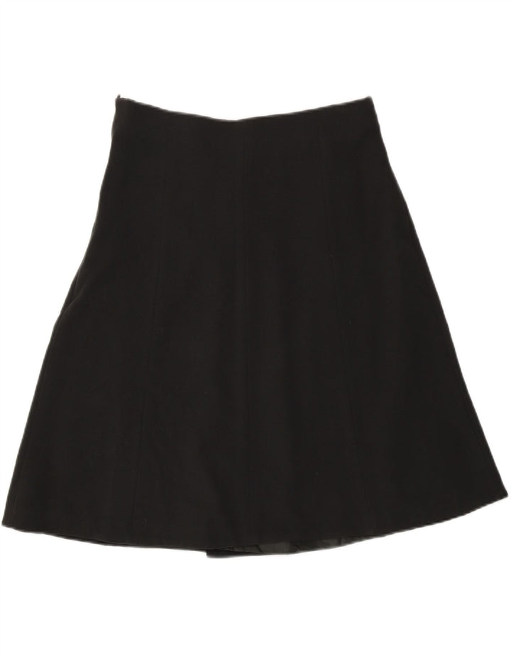 Zara Damen A-Linien-Rock Medium W28 Schwarz