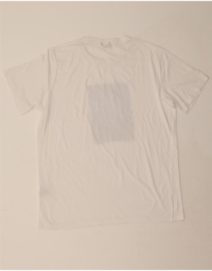CARRERA Mens Graphic T-Shirt Top 2XL White Cotton Vintage Carrera and Second-Hand Carrera from Messina Hembry 