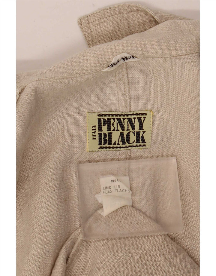 Penny Black Veste utilitaire surdimensionnée pour femme IT 44 Lin beige moyen
