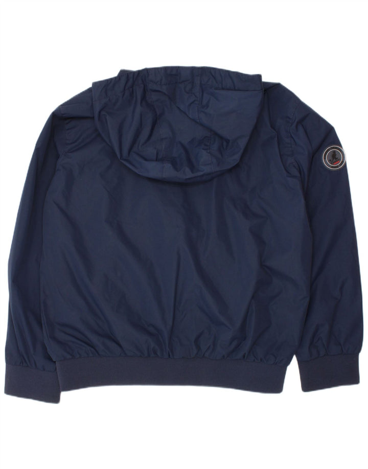 KANGOL Cazadora Bomber con Capucha para Niño 7-8 Años Azul Marino Poliéster