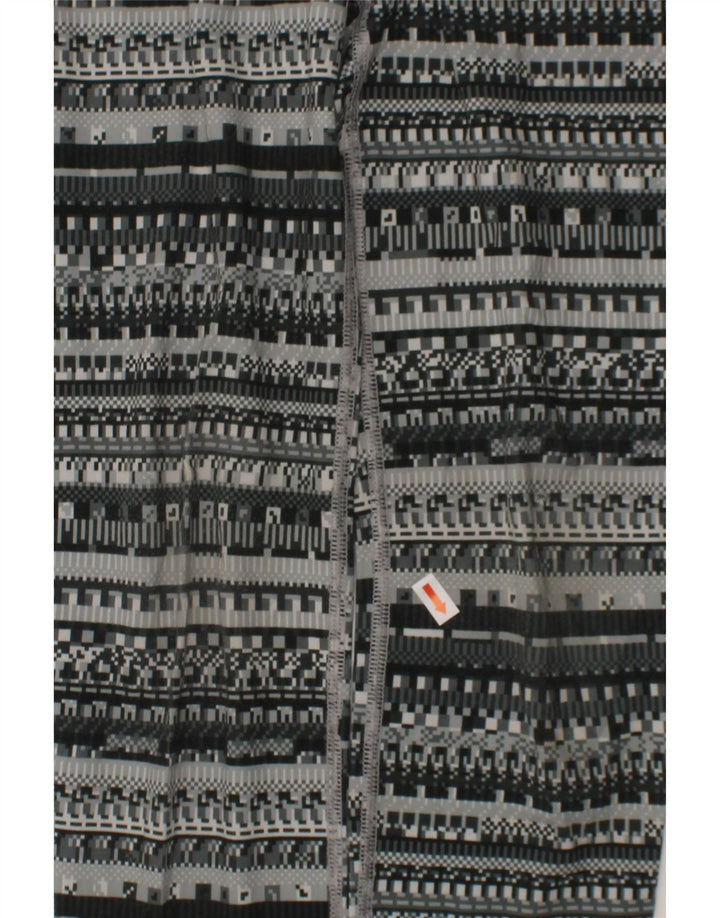 NIKE Girls Graphic Leggings 10-11 Years Medium  Black Geometric Polyester Vintage Nike and Second-Hand Nike from Messina Hembry 