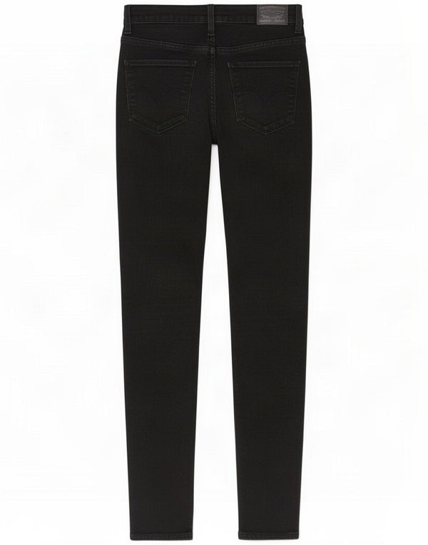 Levi's Womens 720 High Rise Super Skinny Jeans W28 L30 Black Cotton