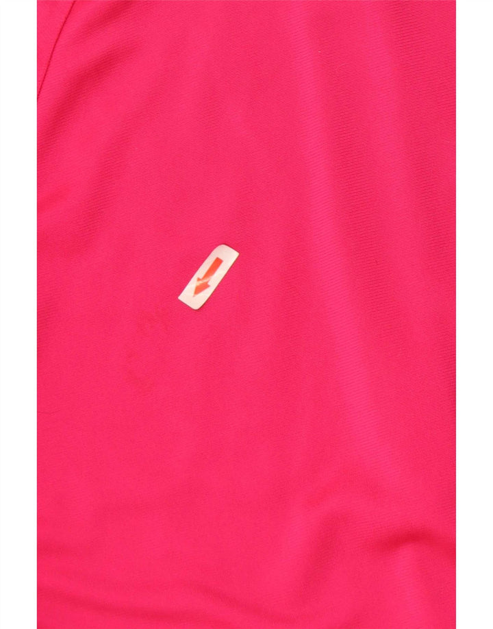 Adidas Womens Tracksuit Top Jacket UK 20/22 XL Pink Polyester