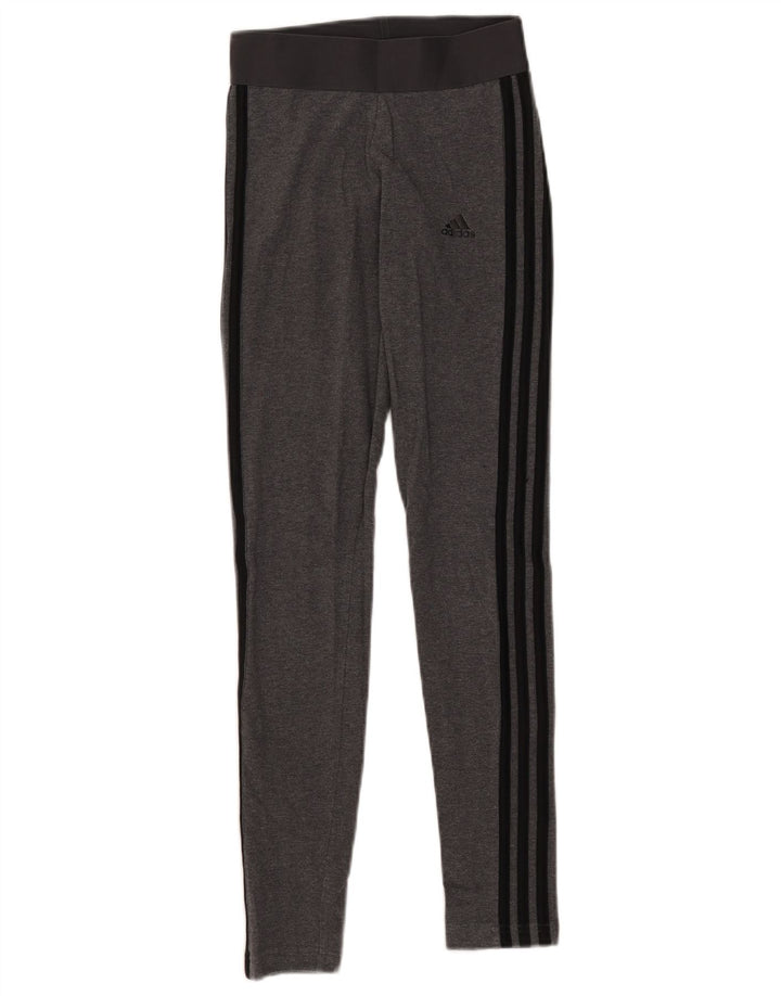 Adidas Womens Leggings UK 4/6 XS  Grey