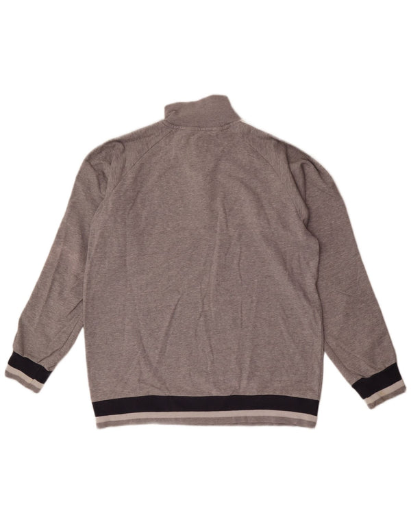 Ανδρική μπλούζα Champion με φερμουάρ με λαιμόκοψη Jumper 2XL Grey Colourblock