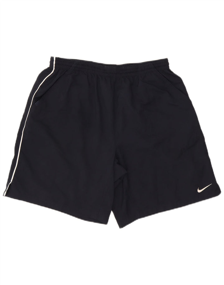 Nike Mens Dri Fit Sport Shorts  Large  Navy Blue Polyester