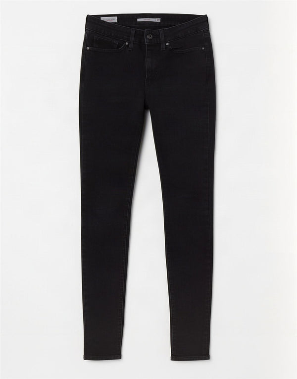 Levi's Womens 711 Skinny Jeans W27 L30 Navy Blue