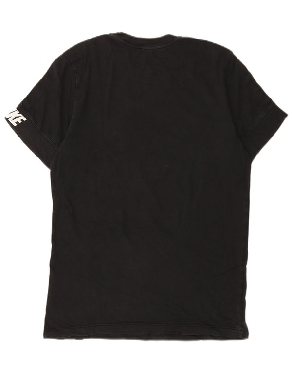 Nike T-shirt graphique pour homme en coton noir Taille S