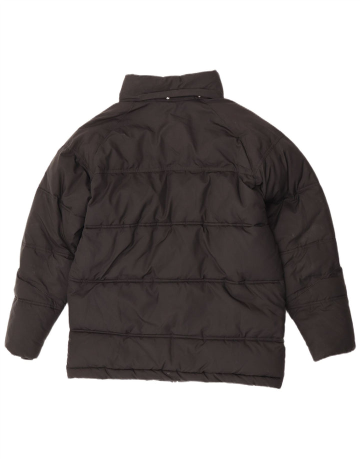 Nike Wattierte Jacke mit Kapuze für Jungen, 13–14 Jahre, XL, schwarzes Polyester