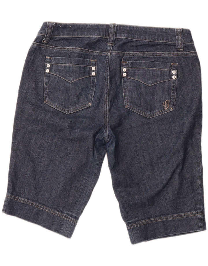 Pantaloni scurți din denim GUESS pentru femei W32, bumbac albastru mare