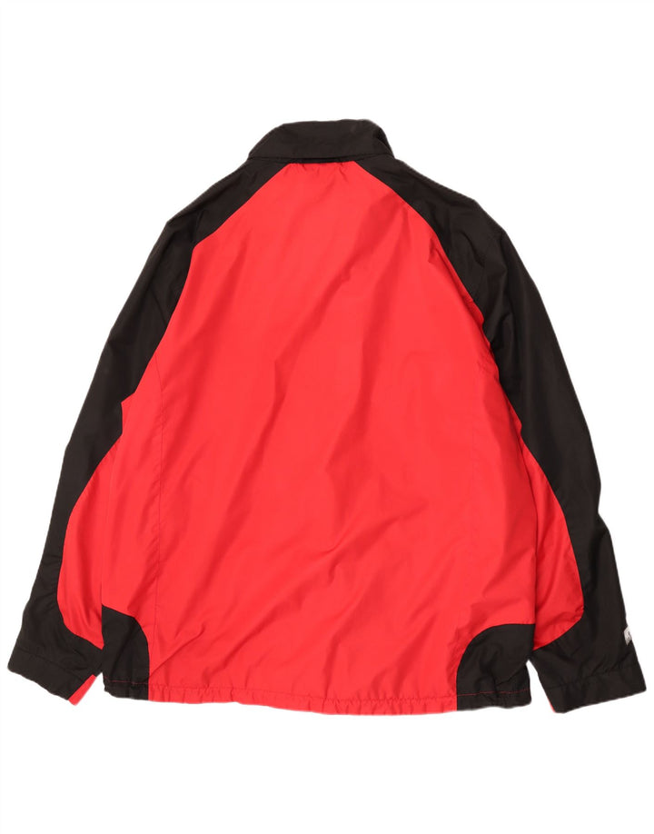 Iguana Mens Rain Jacket UK 46 3XL Red Colourblock Polyester