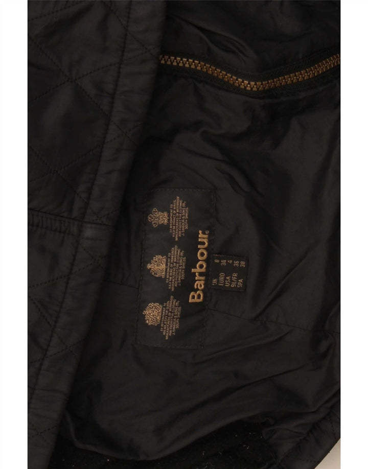 Jachetă matlasată cu glugă Barbour pentru femei UK 8 Small Black